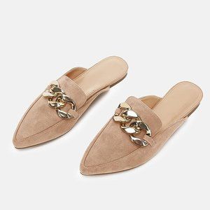 Juliet Holy Mules Flats